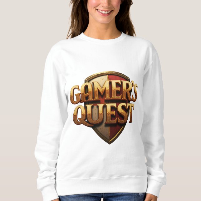 Sweatshirt La quête du joueur (Devant)