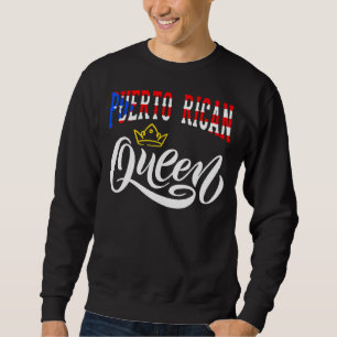 Sweatshirt La reine de Porto Rico Porto Rico Boricua Porto Ri