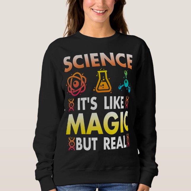 Sweatshirt La science comme la magie (Devant)