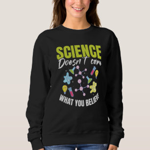 Sweatshirt La science de l'école des enseignants ne se soucie