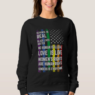 Sweatshirt La Science gay pride Est Un Véritable Soutien Lgbt
