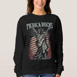 Sweatshirt La Statue de la Liberté 4 juillet Rock Country Mus