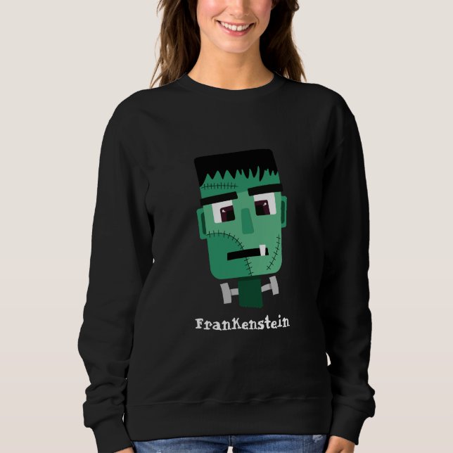 Sweatshirt La tête du monstre Frankenstein (Devant)