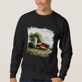 Sweatshirt La vie à la ferme est la vie qu'il me faut 2