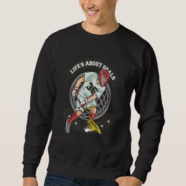 Sweatshirt La vie, c'est les objectifs (Devant)