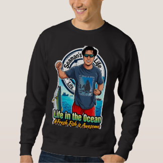 Sweatshirt La vie dans l'océan : l'autocollant ultime pour le