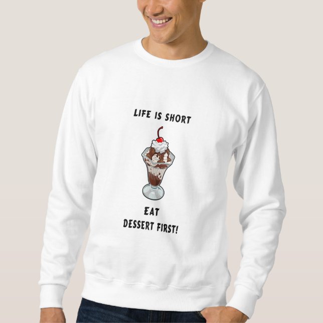 Sweatshirt La vie de dessert (Devant)
