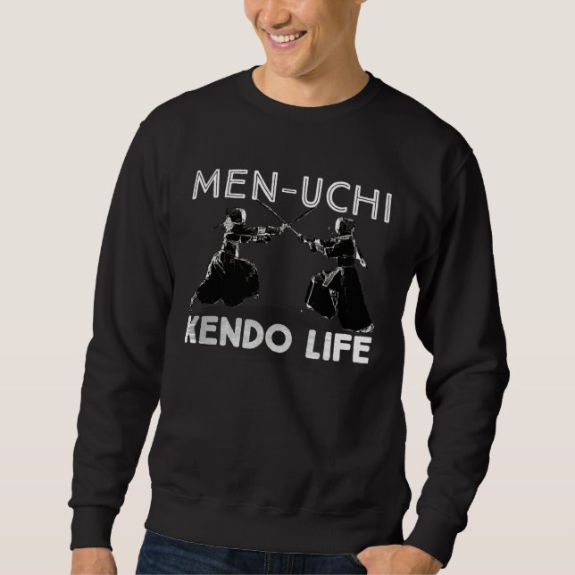 Sweatshirt La vie de Kendo  Hommes Uchi (Devant)