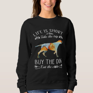 Sweatshirt La Vie Est Court Prendre Le Voyage Acheter Le Chie