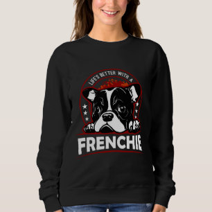 Sweatshirt La Vie Est Meilleure Avec Un Amour Français De Bul