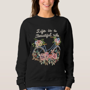 Sweatshirt La vie est une belle promenade Motivational Citati