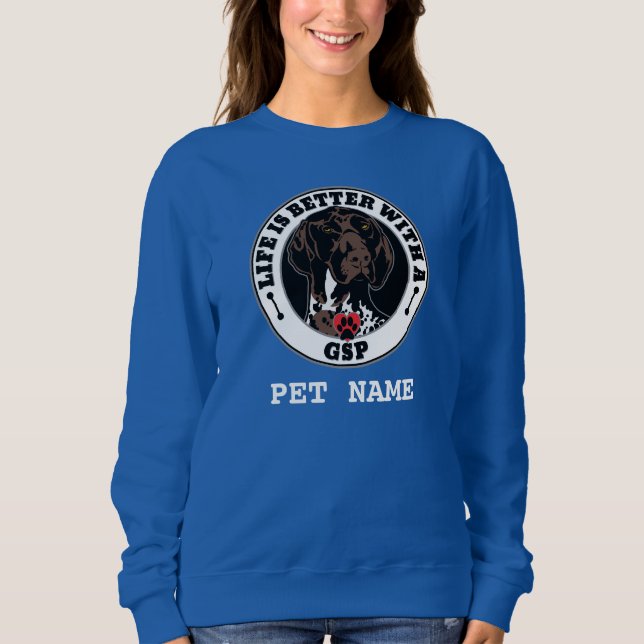 Sweatshirt La Vie Personnalisée Du SGP Est Meilleure Avec Un  (Devant)