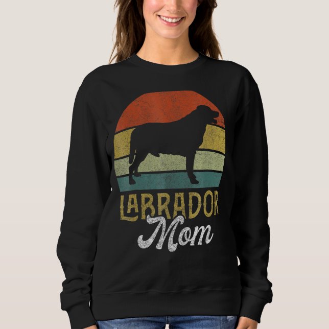Sweatshirt Lab Labrador Mama Meilleur Lab Labrador Maman Ever (Devant)
