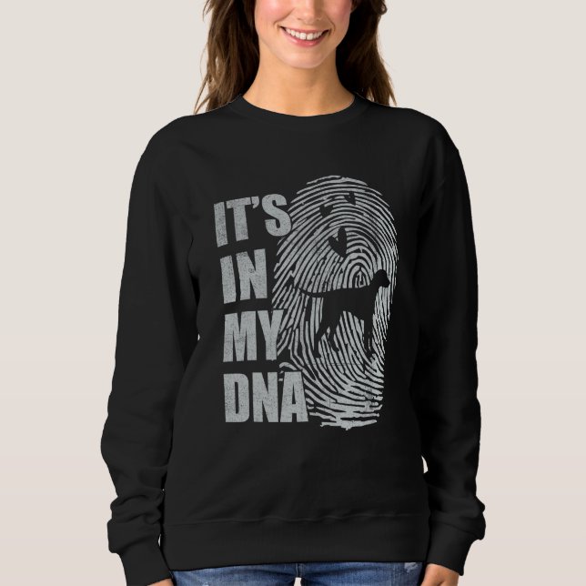 Sweatshirt Lab Pointer DNA Dog Mom Dad Dog (Devant)