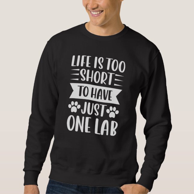 Sweatshirt Laboratoire de chocolat jaune noir Pas seulement u (Devant)