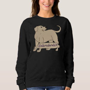 Sweatshirt Laboratoire jaune labradorien