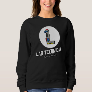 Sweatshirt Laboratoire Motif Vous Voir Me Runen Laborat