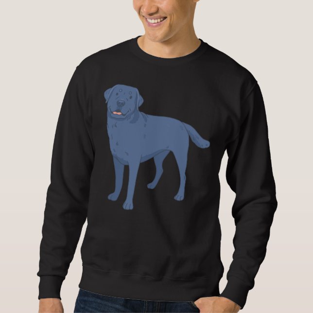 Sweatshirt Laboratoire noir (Devant)