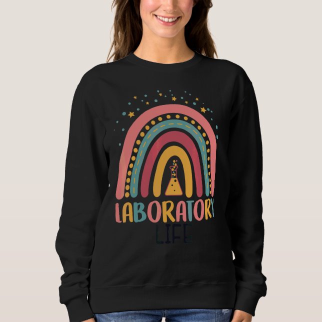 Sweatshirt Laboratoire Rainbow Life Laboratoire Technicien La (Devant)