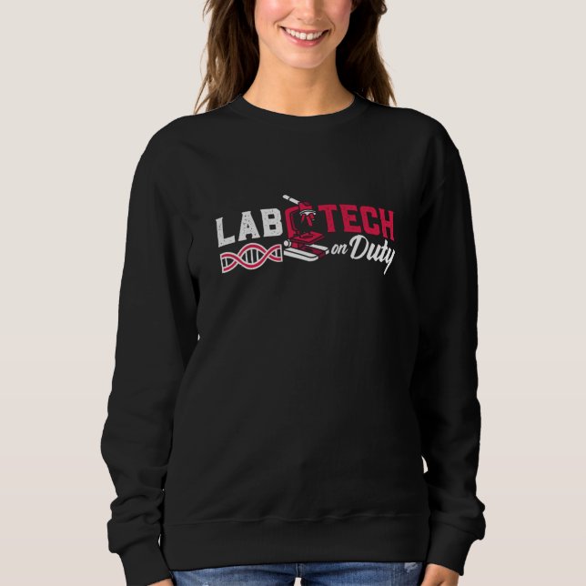 Sweatshirt Laboratoire Technique En Service Technicien En Lab (Devant)