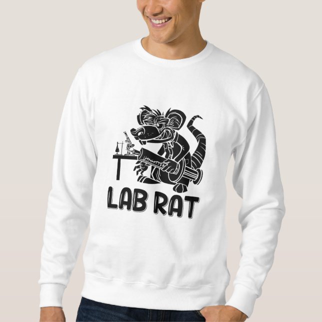 Sweatshirt Laboratoire Technique Laboratoire Chimiste de Rat  (Devant)