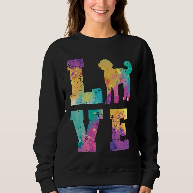 Sweatshirt Labradoodle Love (Devant)