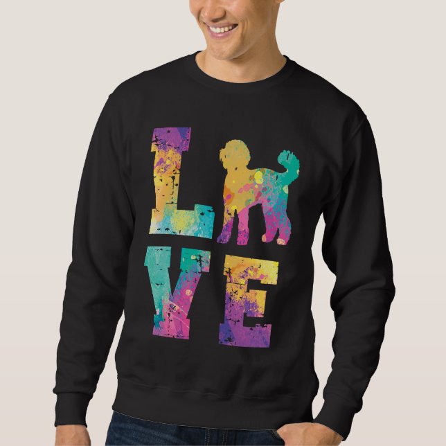 Sweatshirt Labradoodle Love (Devant)