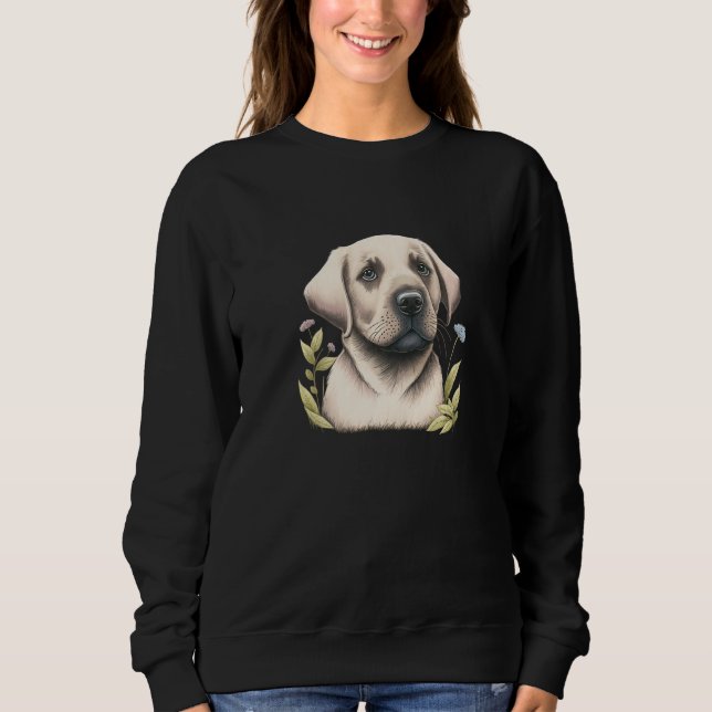 Sweatshirt Labrador Dog Lab Lover Splash Graffiti Art Pet Pre (Devant)