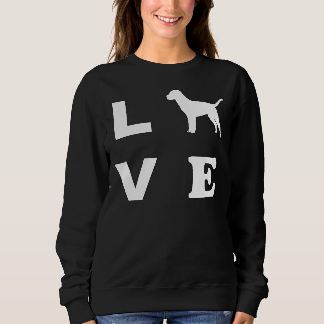 Sweatshirt Labrador Dog Love (Devant)