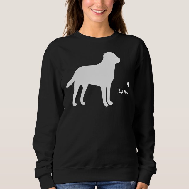 Sweatshirt Labrador Dogs Lab Maman Cute Labrador Propriétaire (Devant)