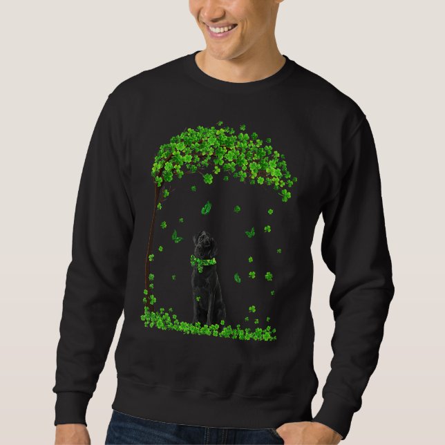 Sweatshirt Labrador Jour de la Saint Patrick Lover Irlandais  (Devant)