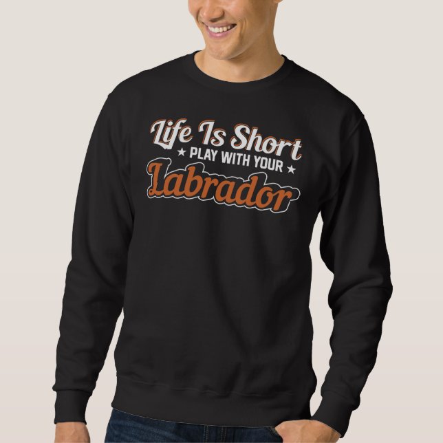 Sweatshirt Labrador Labrador Labrador Retriever Lab Maman Chi (Devant)
