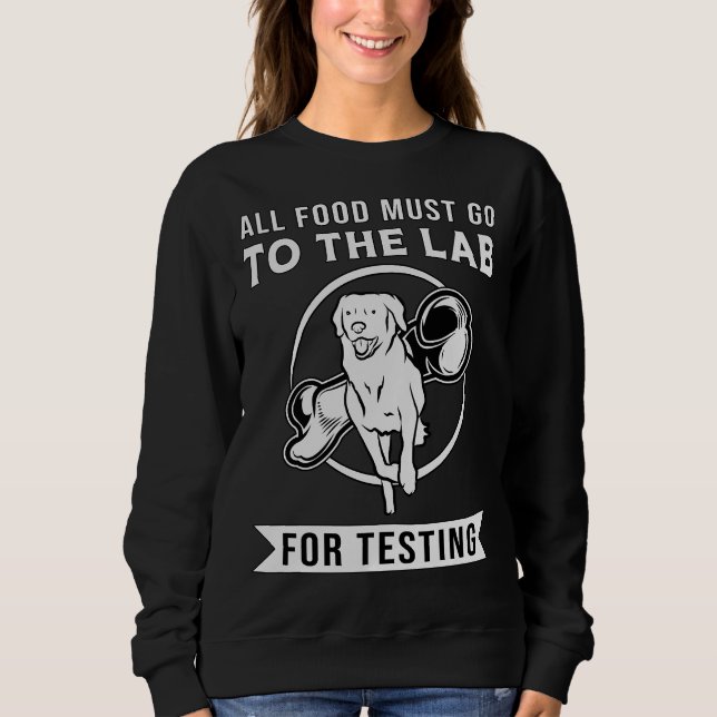 Sweatshirt Labrador Le Laboratoire Pour L'Essai Du Chien De R (Devant)