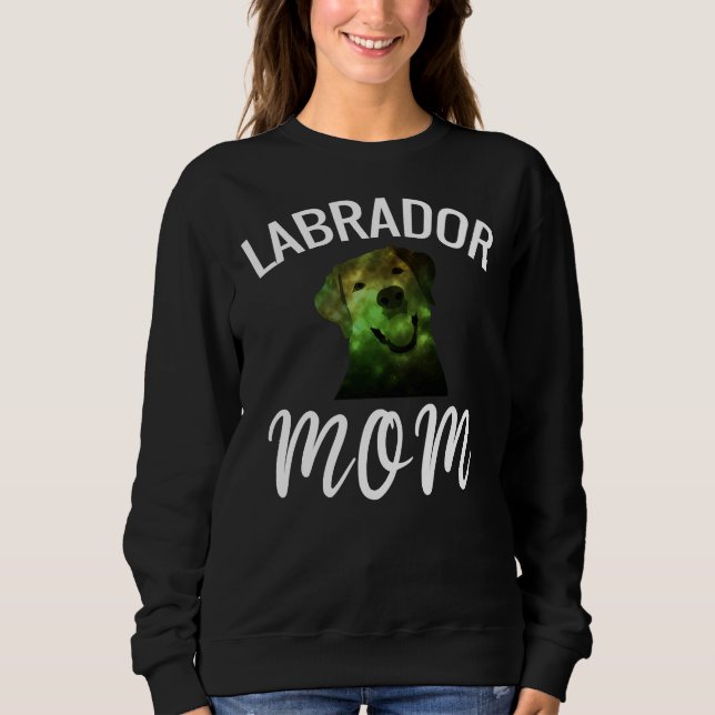 Sweatshirt Labrador Mom Lab Maman (Devant)