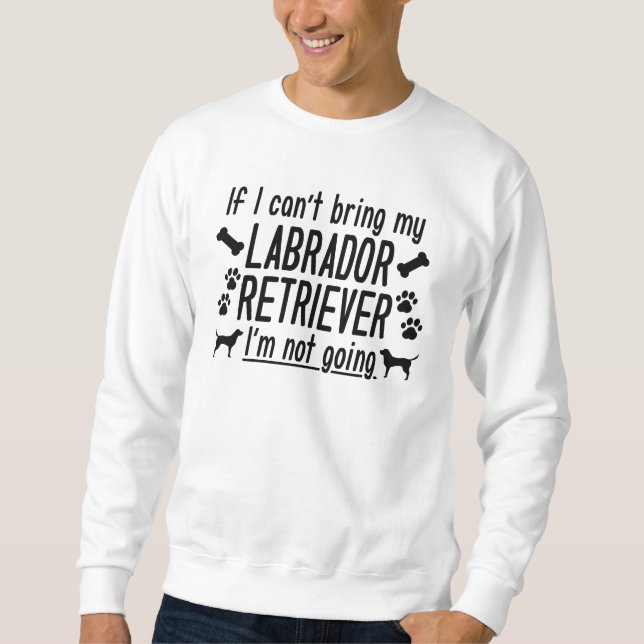 Sweatshirt Labrador Retriever (Devant)