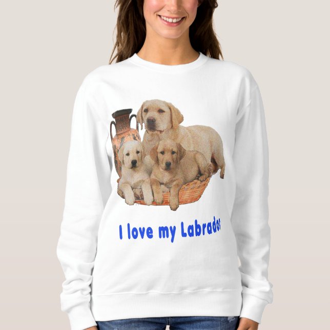 Sweatshirt Labrador Retriever (Devant)