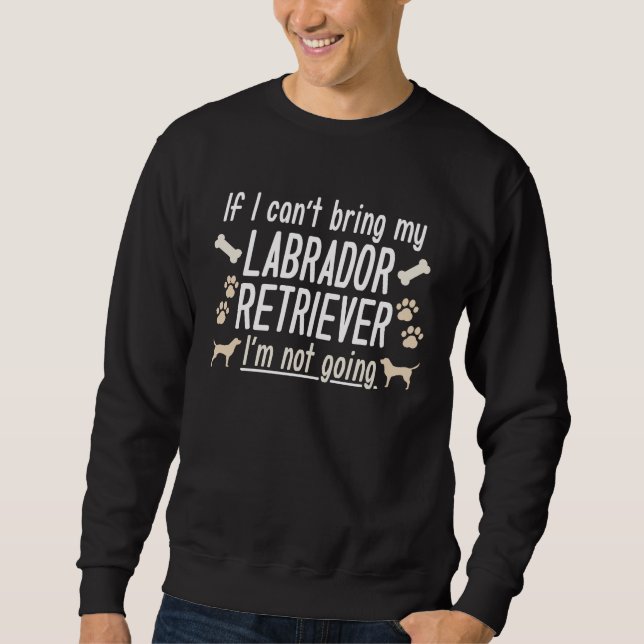 Sweatshirt Labrador Retriever (Devant)
