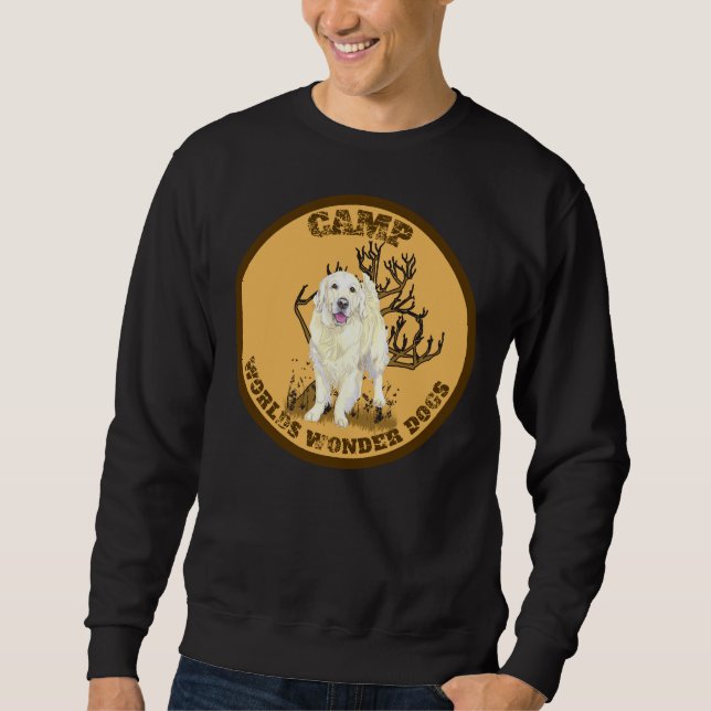 Sweatshirt Labrador Retriever Camp Worlds Wonder Dogs (Devant)