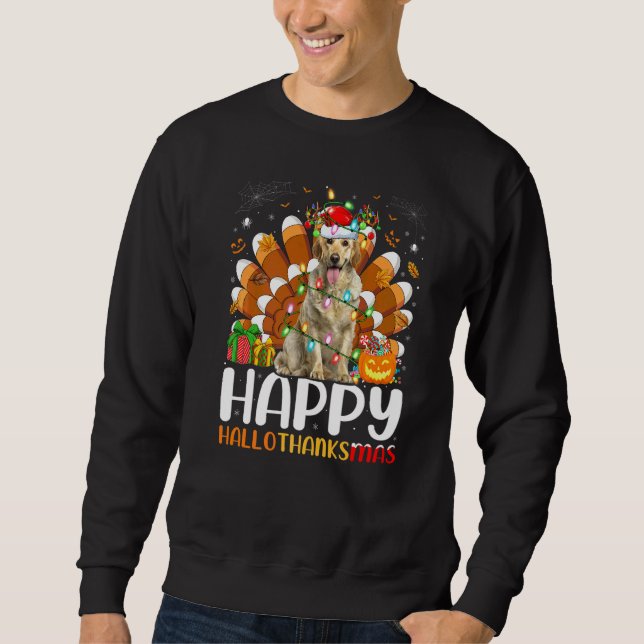 Sweatshirt Labrador Retriever Chien Halloween Noël Halloth (Devant)