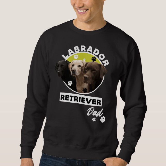 Sweatshirt Labrador Retriever Chien Papa 111 (Devant)
