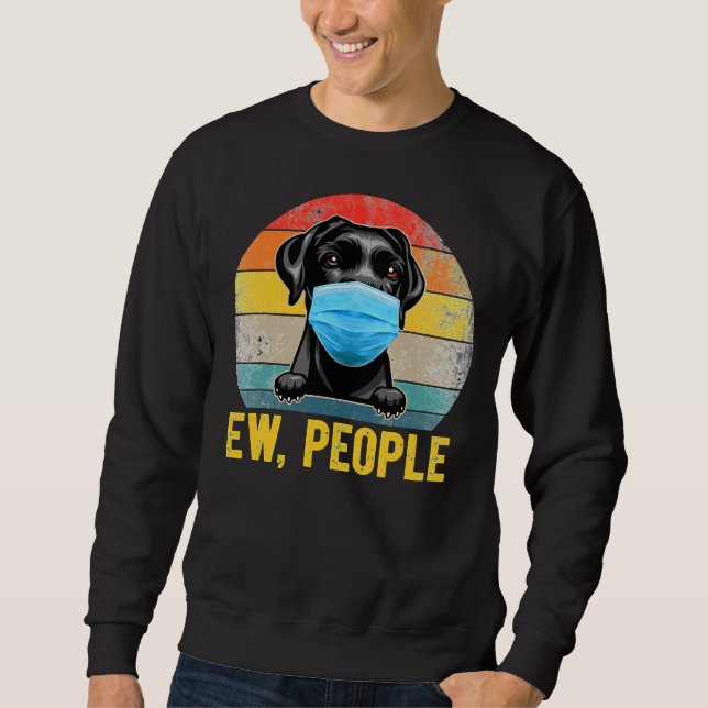 Sweatshirt Labrador Retriever Dog Ew People Tri Bli (Devant)