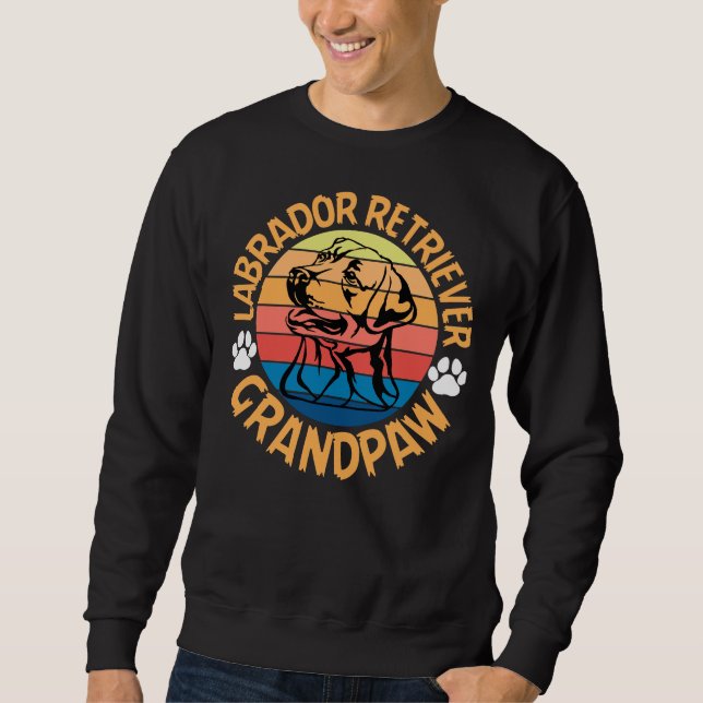 Sweatshirt Labrador Retriever Grand Paw (Devant)