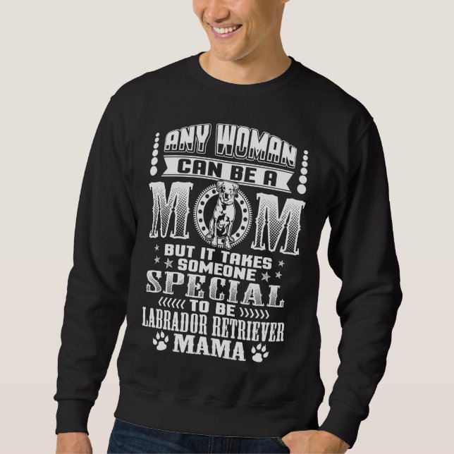 Sweatshirt Labrador Retriever Mama (Devant)