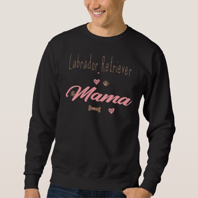 Sweatshirt Labrador Retriever Mama (Devant)