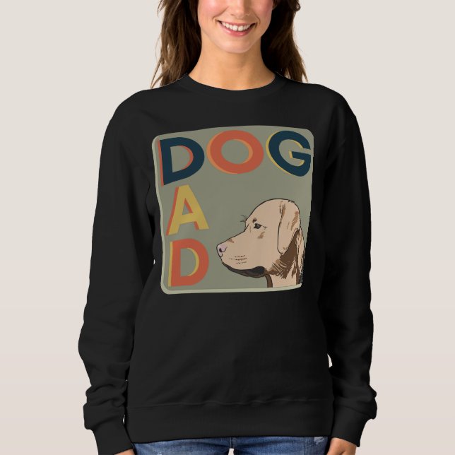 Sweatshirt Labrador Retriever Papa (Devant)