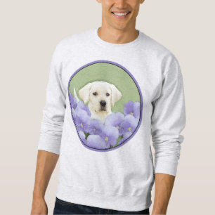 Sweatshirt Labrador Retriever Puppy Painting Original Chien A