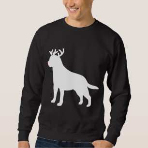 Sweatshirt Labrador Retriever Reindeer Christmas Chien