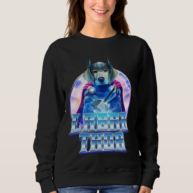 Sweatshirt Labrathor   & Cute Yellow Labrador Retriever  1 (Devant)