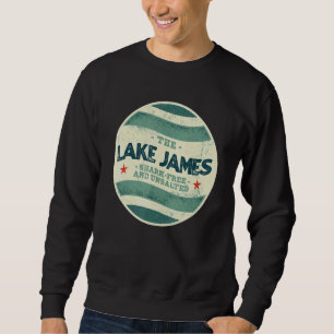Sweatshirt Lac James Shark Camping gratuit et non salé Indian