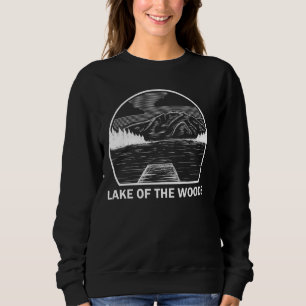 Sweatshirt Lac Of The Woods Minnesota Funny Pêche Été